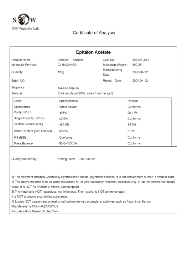 Epithalon 100mg - Image 2